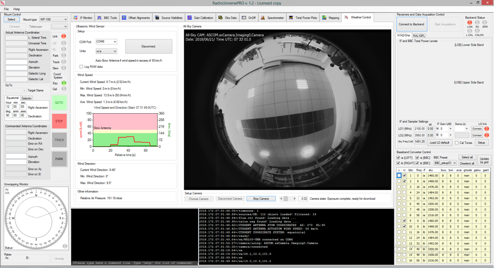 All Sky Camera For Spider Radio Telescopes Radio2space