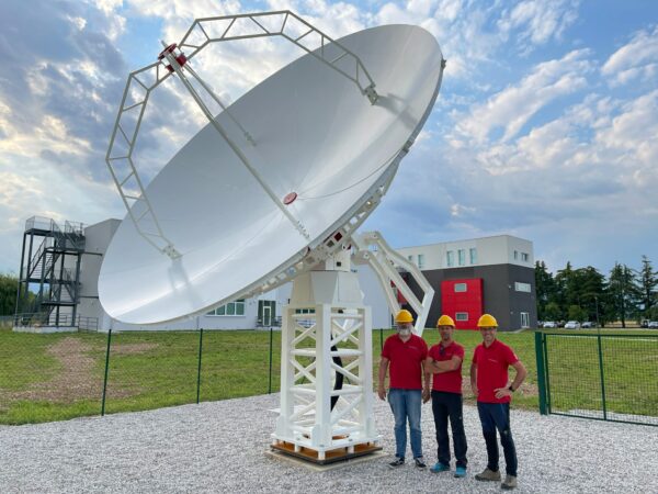 Intrepid M Ground Station Antenna System Installed In Polo Tecnologico Alto Adriatico